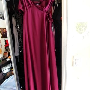 Burgundy Dress